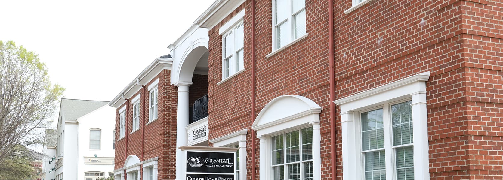 Front of Chesapeake Wealth Management's New Town office